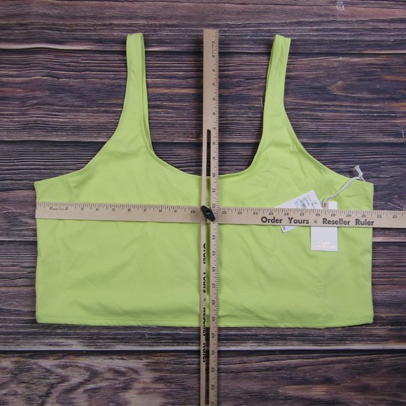 Good American NEW Womens 5XL Key Lime Scuba Swim Tank Top - Picture 3 of 8